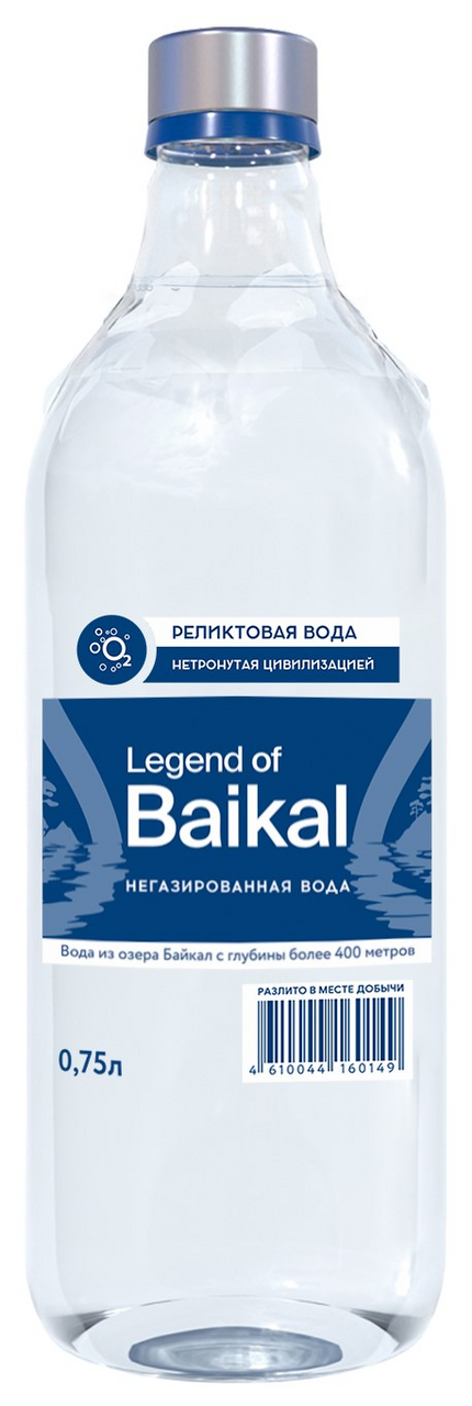 Изображение товара Вода Legend of Baikal питьевая негазированная, 750мл