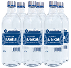 Вода Legend of Baikal питьевая негазированная, 750мл x 6 шт