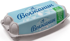 Яйцо куриное Волжанин белое С1, 10шт