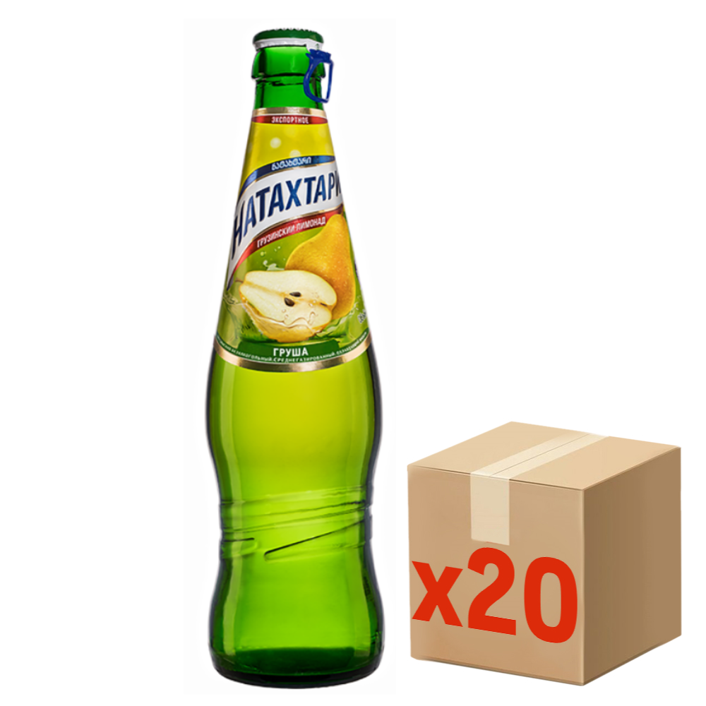 Лимонад Натахтари Груша, 500мл x 20 шт