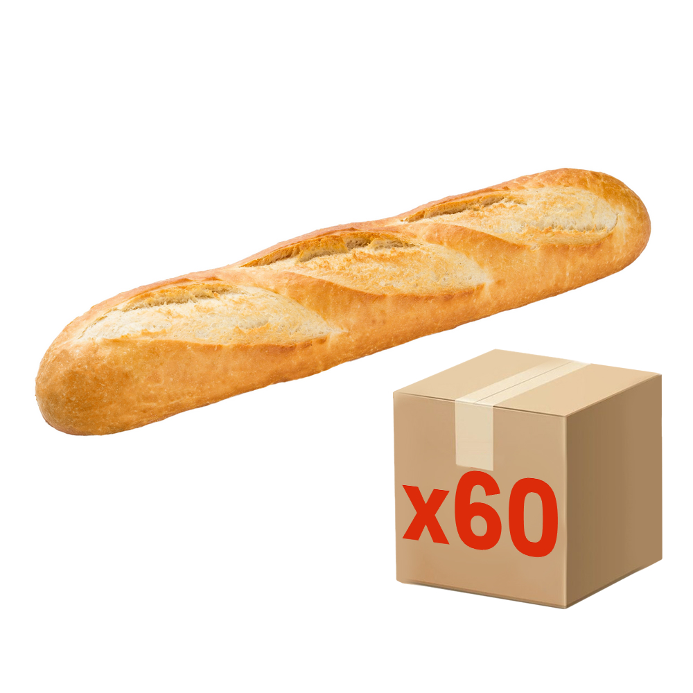 Багет половинка, 140г x 60 шт