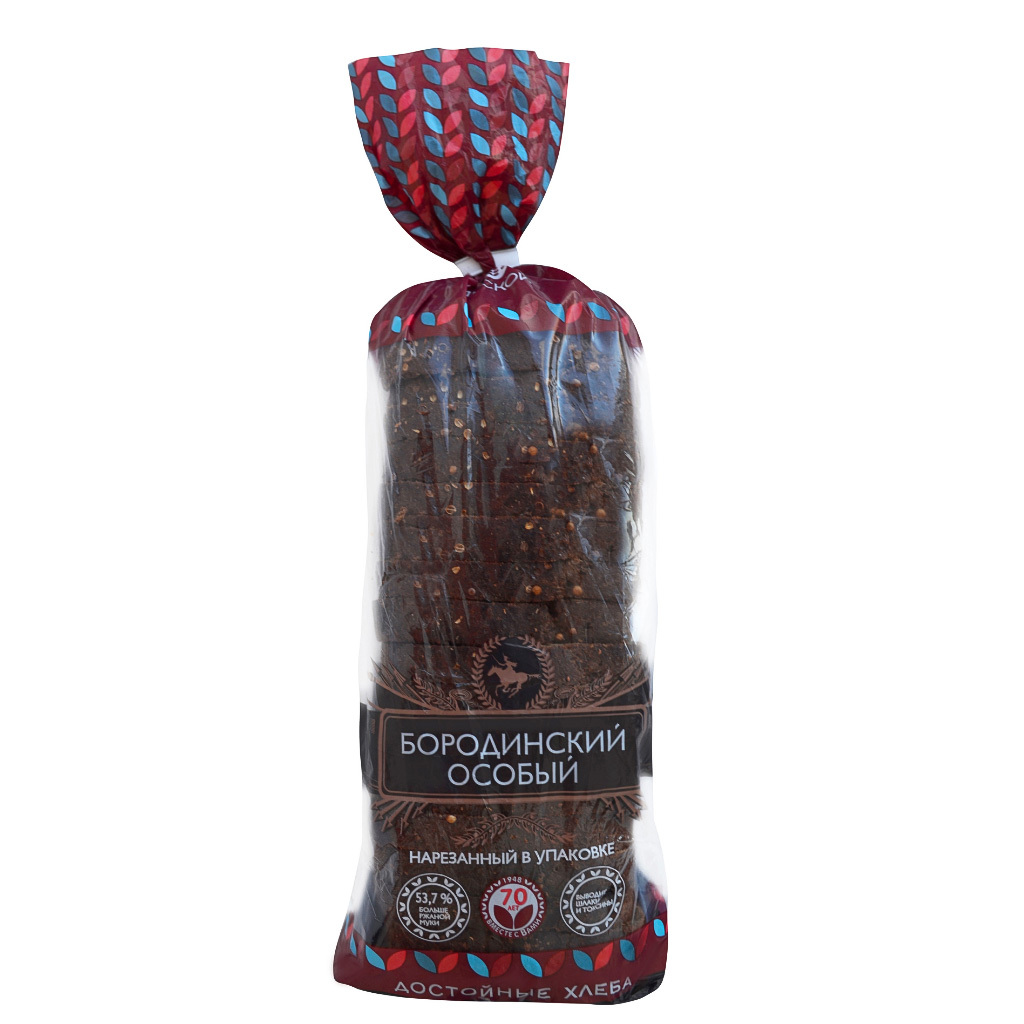 Хлеб Инской Бородинский Особый в нарезке, 600г