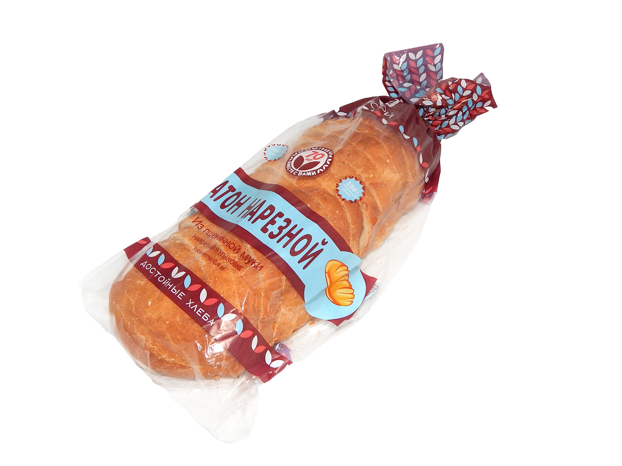 Батон Инской нарезной в нарезке, 400г