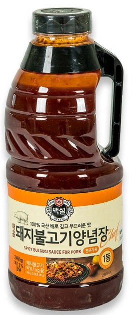 Соус Три-С Beksul BBQ spicy sauce бульгоги острый для свинины и для Гальби, 2.45кг
