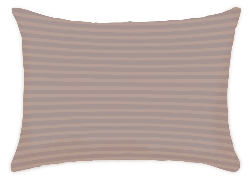 Tarrington House Наволочка страйп-сатин светло-серая, 50 х 70см