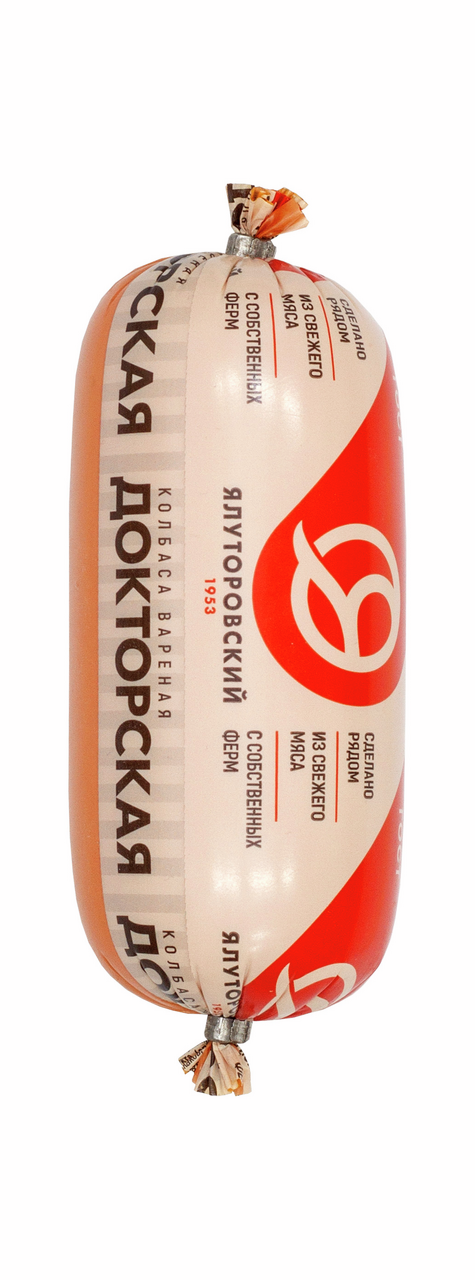 Колбаса Ялуторовский МК Докторская вареная ГОСТ, 400г