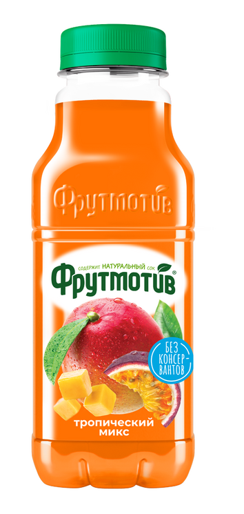 Напиток Фрутмотив Тропический микс сокосодержащий, 500мл x 12 шт