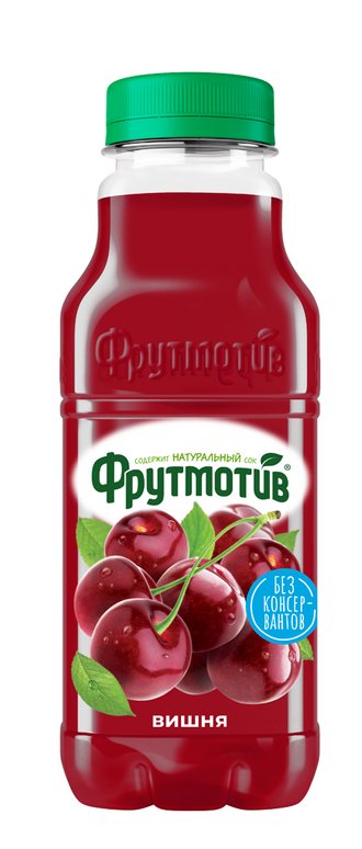 Напиток Фрутмотив Вишня сокосодержащий, 500мл x 12 шт