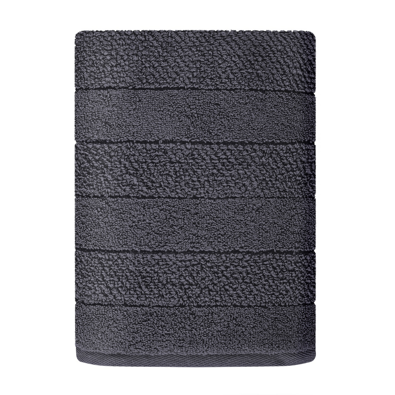 Полотенце Verossa Milano махровое черное хлопок, 100 х 150см