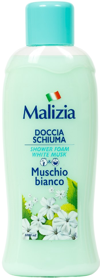 Изображение товара Пена для душа и ванны Malizia White musk, 1л