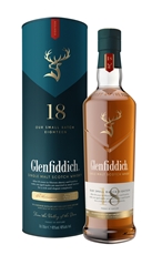 Виски шотландский Glenfiddich 18 лет в тубе, 0.7л