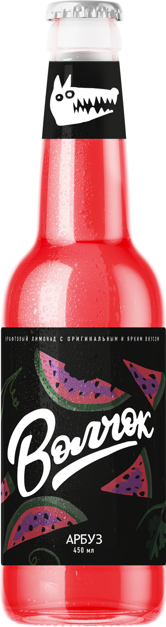 Напиток Волковская пивоварня Волчок Арбуз, 450мл