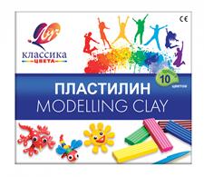 Пластилин ЛУЧ КЛАССИКА 10цв, 200г