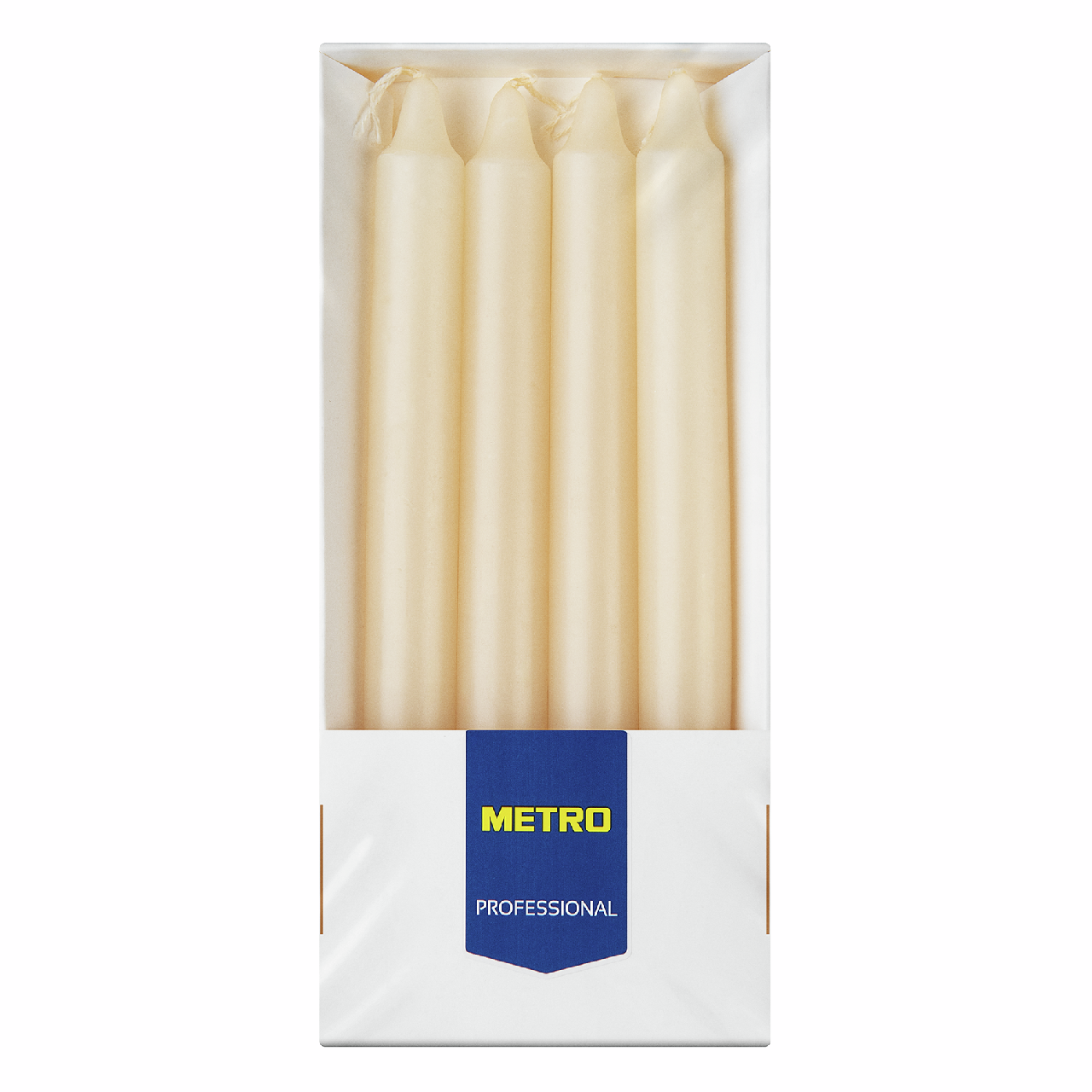 METRO PROFESSIONAL Свечи столовые слоновая кость, 4шт