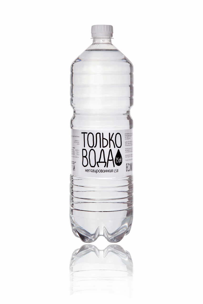 Вода Только вода питьевая негазированная, 1.5л