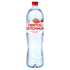 Вода Святой Источник питьевая негазированная клубника, 1.5л