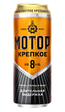 Пиво Мотор Крепкое светлое фильтрованное пастеризованное, 0.43л