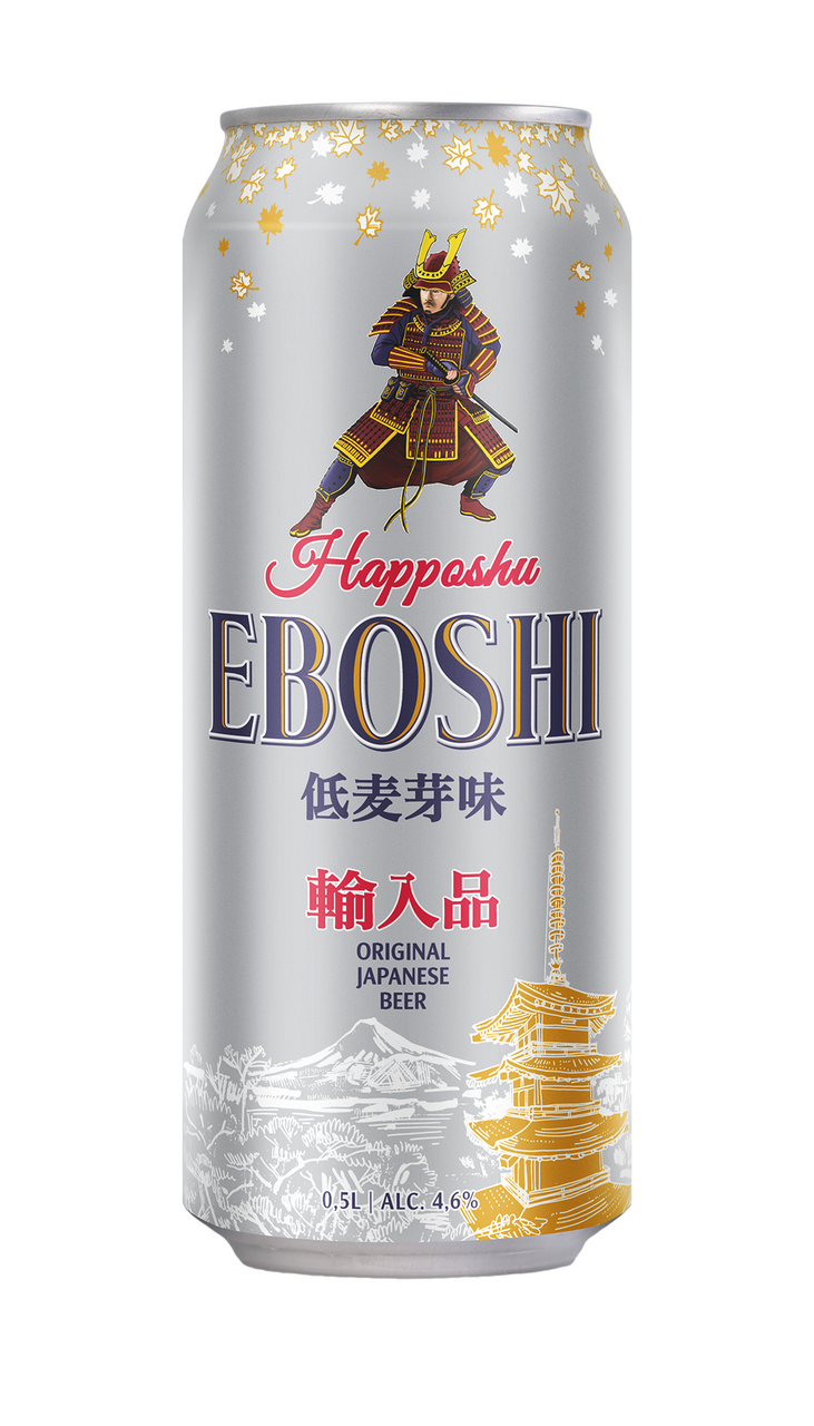 Пиво Eboshi Happoshu, 0.5л купить с доставкой на дом, цены в  интернет-магазине