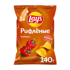 Чипсы Lay's рифленые Паприка, 140г