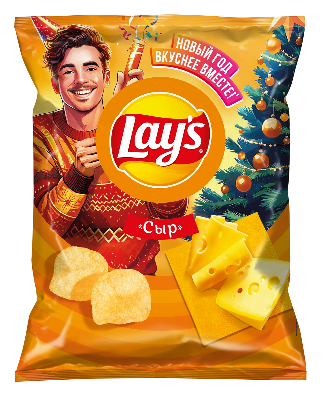 Чипсы Lay's Сыр, 140г
