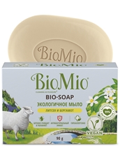 Экологичное туалетное мыло BioMio с эфирными маслами литсеи и бергамота, 90г