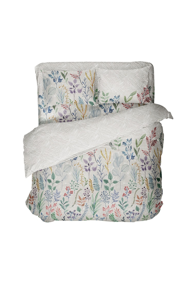 Комплект постельного белья Самойловский текстиль Гербарий бязь, полутораспальный