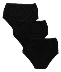 Трусы Authentic женские макси кружевные хлопок-эластан S-21