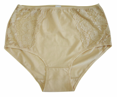 Трусы Authentic женские макси кружевные хлопок-эластан S-21