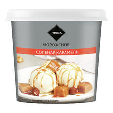 RIOBA Мороженое пломбир Соленая карамель, 75г