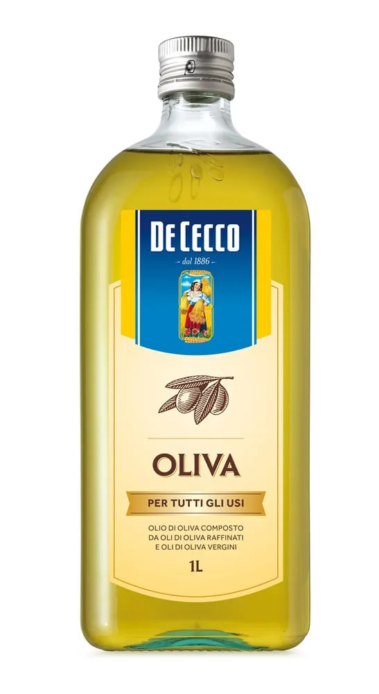 Изображение товара Масло оливковое De Cecco Oliva 1л натуральное для готовки и салатов