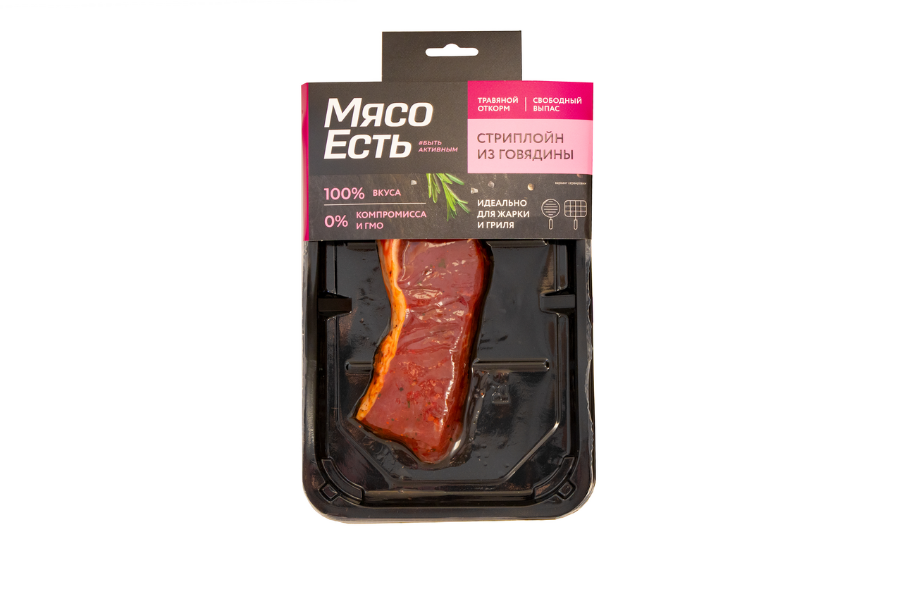 Стейк барбекю Мясо есть! в маринаде охлажденный, 200г