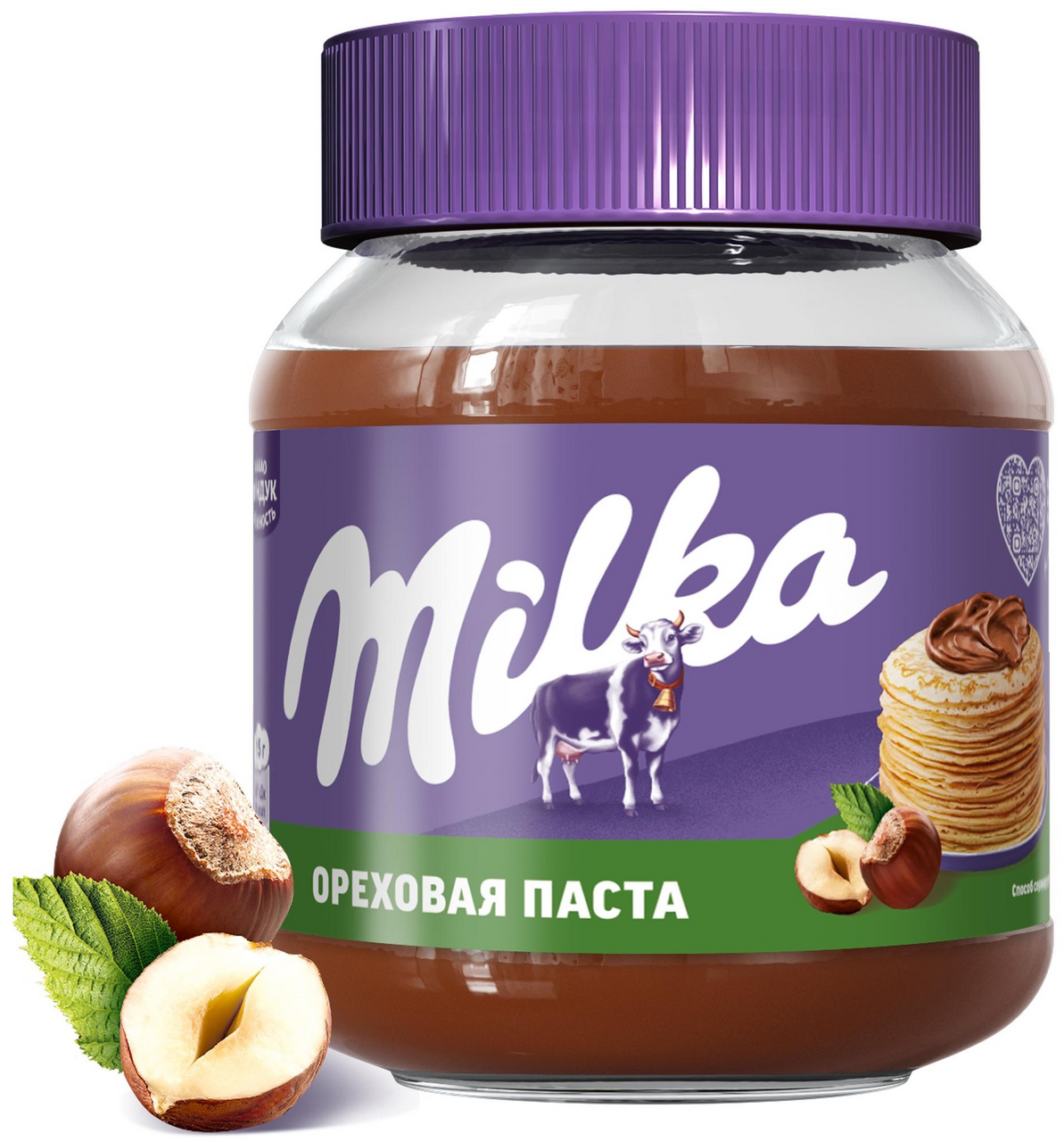 Паста ореховая Milka с добавлением какао, 350г