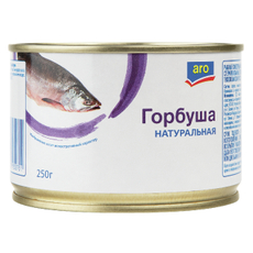 aro Горбуша тихоокеанская натуральная, 250г
