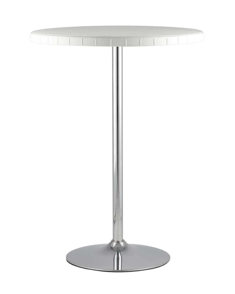 Стол барный разборный белый, 80 x 110см