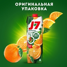 Сок J7 апельсин с мякотью, 970мл x 12 шт
