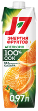 Сок J7 апельсин с мякотью, 970мл