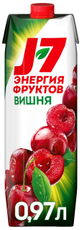 Нектар J7 вишня осветленный, 970мл