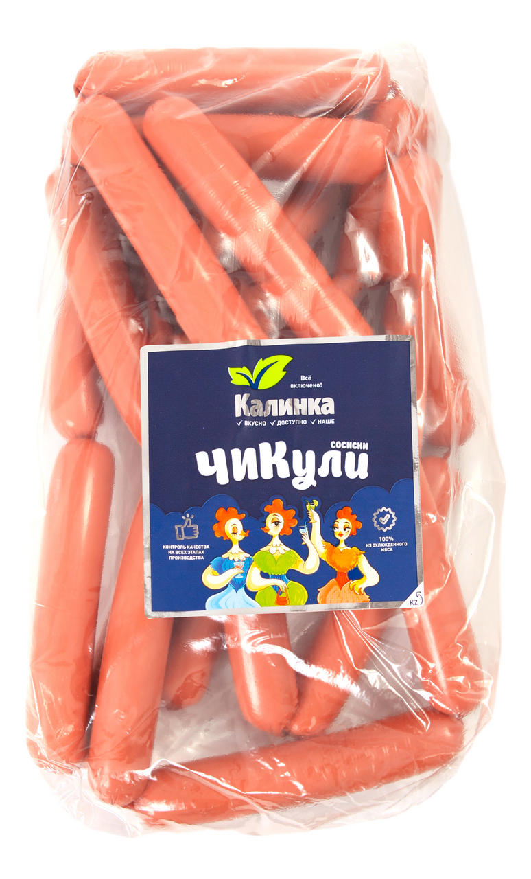 Сосиски Калинка Рябушка, ~1кг купить с доставкой на дом, цены в ...