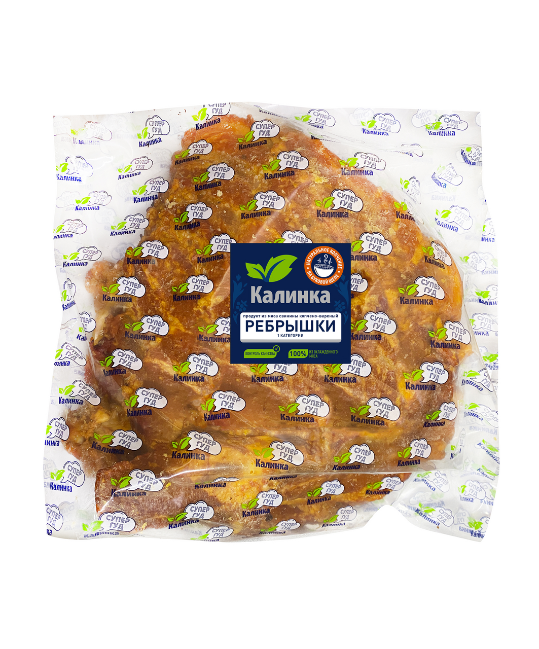 Ребрышки Калинка копчено-вареные, ~1кг