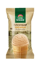 Мороженое Село Зеленое Пломбир крем-брюле, 90г