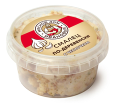 Смалец МД Ивановых По-деревенски с чесноком, 200г