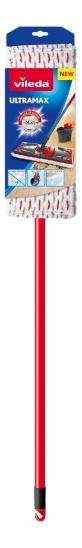 Швабра отжимная Vileda Ultramax со сменной насадкой, 35 x 10 x 140см