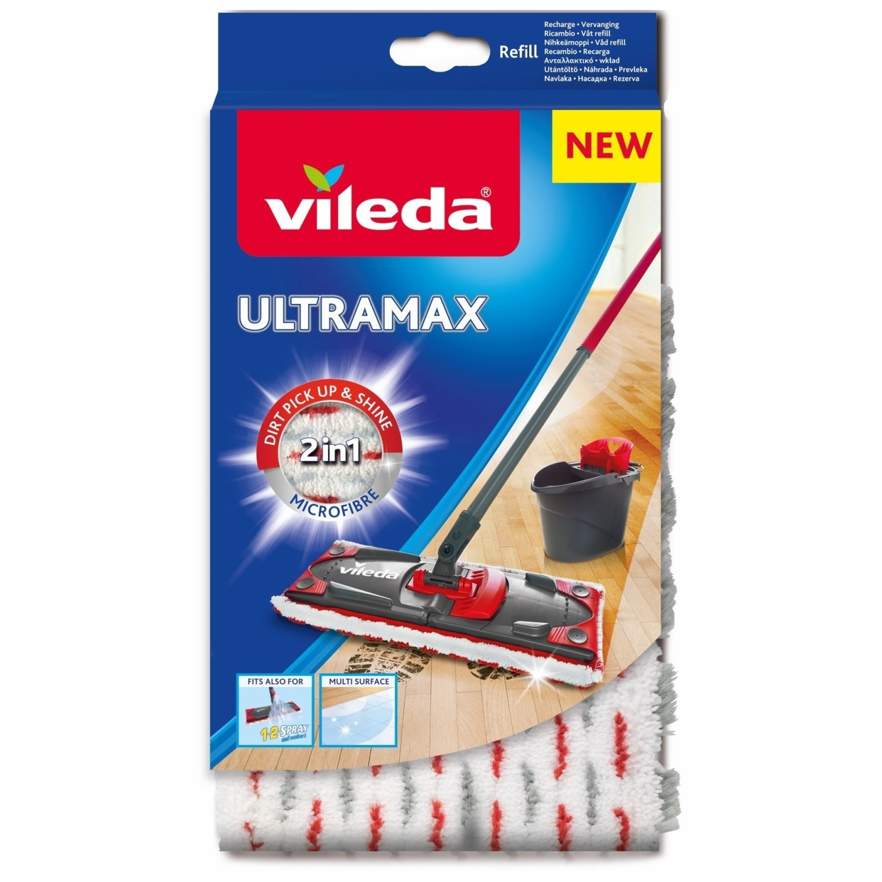 Насадка для швабры Vileda запасная, 28 x 14 x 2см
