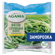 Фасоль Agama стручковая резаная быстрозамороженная, 400г