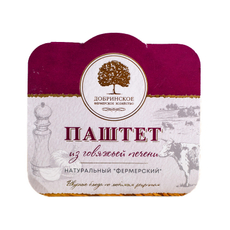 Паштет Добринское Фх из говяжьей печени, 100г
