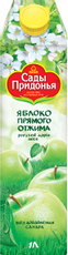 Сок Сады Придонья яблоко прямого отжима, 1л