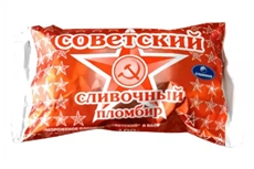 Мороженое Славица Советский пломбир сливочный, 1кг