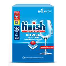 Таблетки для посудомоечных машин Finish Power, 140шт