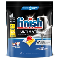 Капсулы для посудомоечных машин Finish Ultimate лимон, 44шт