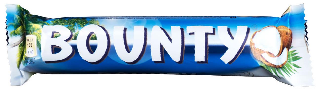Школадный батончик BOUNTY, 55г